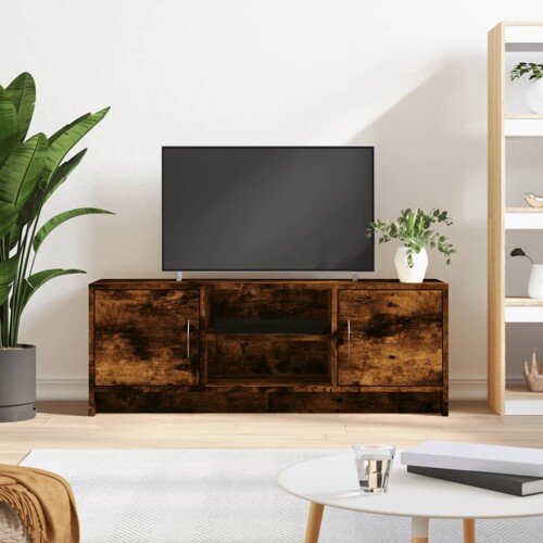 vidaXL TV ormarić boja dimljenog hrasta 102x30x37,5 konstruirano drvo