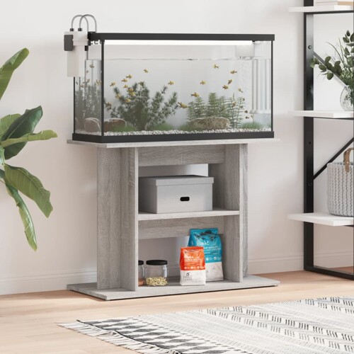 vidaXL Stalak za akvarij boja hrasta 80x35x60 cm od konstruiranog drva