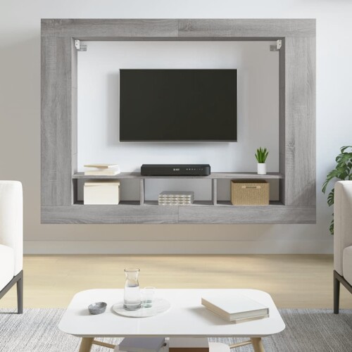 vidaXL TV ormarić boja hrasta sonome 152x22x113 cm konstruirano drvo