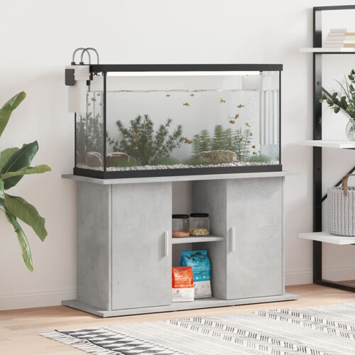 vidaXL Stalak za akvarij boja betona 101x41x58 cm konstruirano drvo