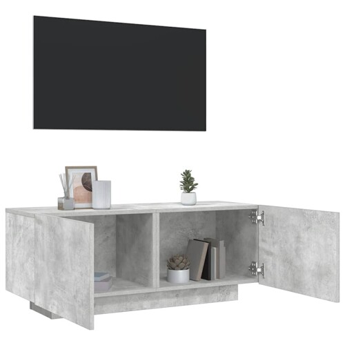 vidaXL TV ormarić boja betona 100 x 35 x 40 cm od konstruiranog drva