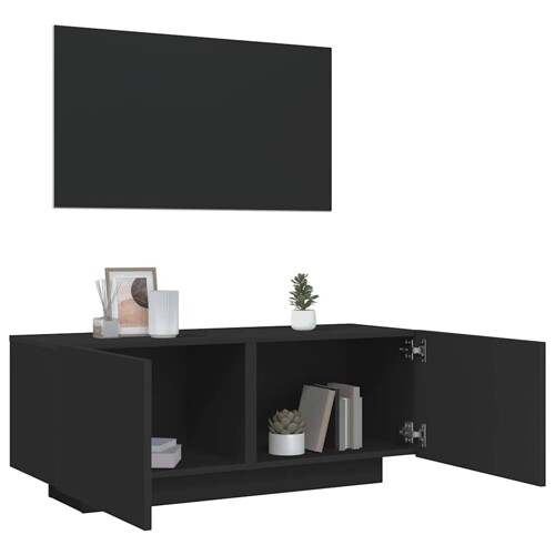 vidaXL TV ormarić crni 100 x 35 x 40 cm od konstruiranog drva