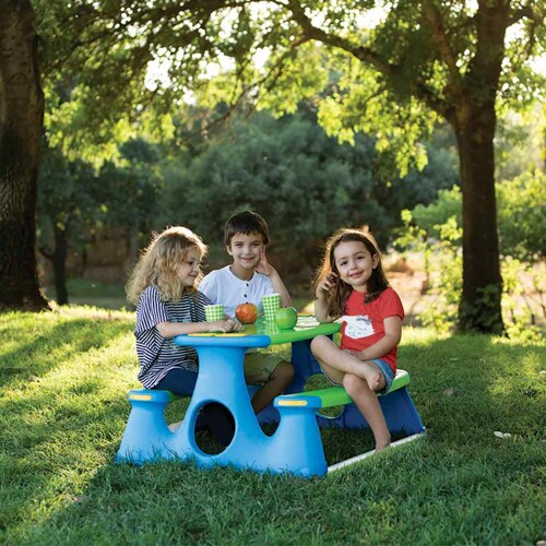 vidaXL Dječja klupa za piknik 89,5 x 84,5 x 48 cm od polipropilena