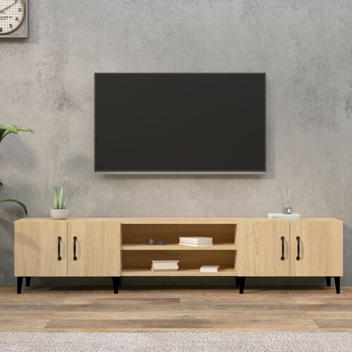 vidaXL TV ormarić boja hrasta 180 x 31,5 x 40 cm od konstruiranog drva