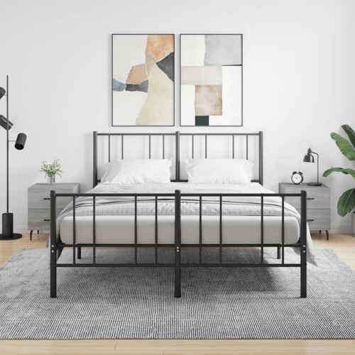 vidaXL Noćni ormarići 2 kom boja hrasta 40x35x47,5cm konstruirano drvo
