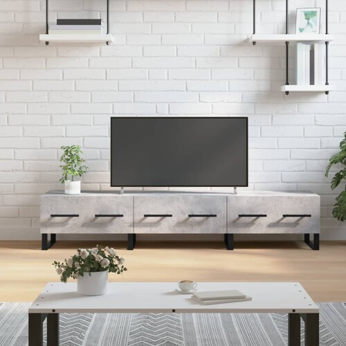 vidaXL TV ormarić boja betona 150 x 36 x 30 cm od konstruiranog drva