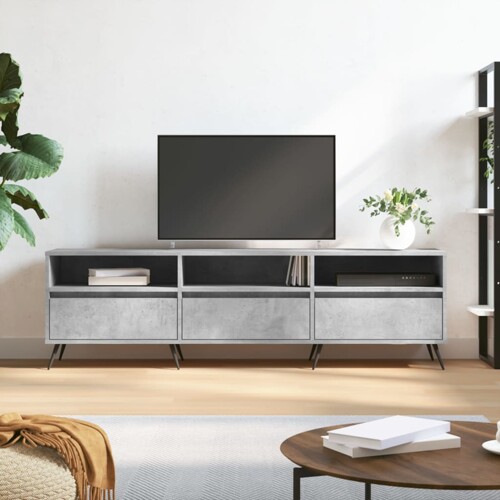 vidaXL TV ormarić boja betona 150x30x44,5 cm od konstruiranog drva