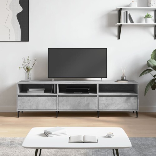 vidaXL TV ormarić boja betona 150x30x44,5 cm od konstruiranog drva
