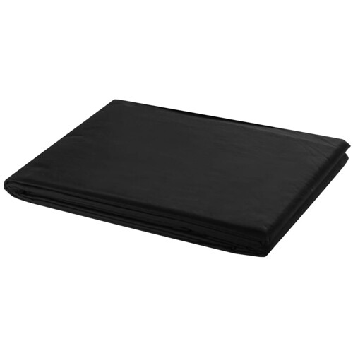 vidaXL Pozadina pamučna bez stalka crna 300 x 300 cm