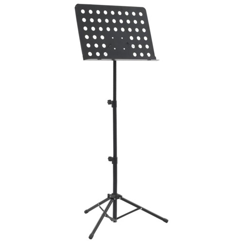 vidaXL Stalak za note crni čelični