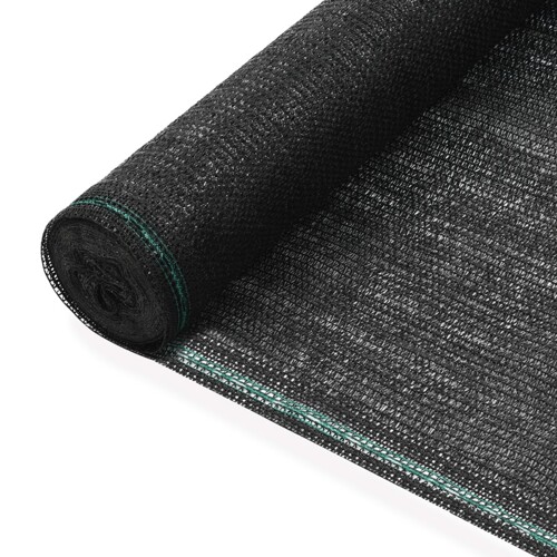 vidaXL Teniski zaslon HDPE 1,4 x 50 m crni