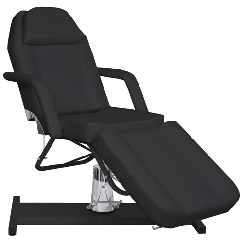 vidaXL Masažni stol crni 180 x 62 x (87 - 112) cm