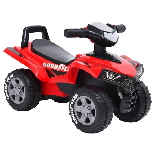 vidaXL Dječji quad na guranje Good Year crveni