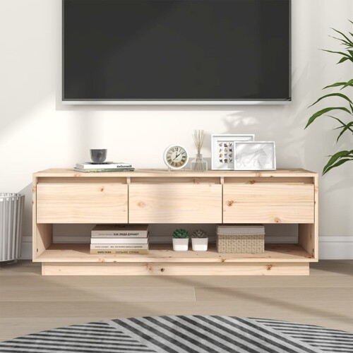 vidaXL TV ormarić 110,5 x 34 x 40 cm od masivne borovine