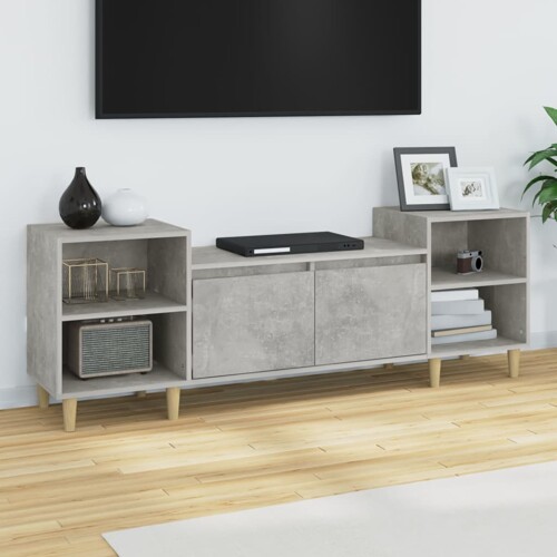 vidaXL TV ormarić boja betona 160x35x55 cm od konstruiranog drva