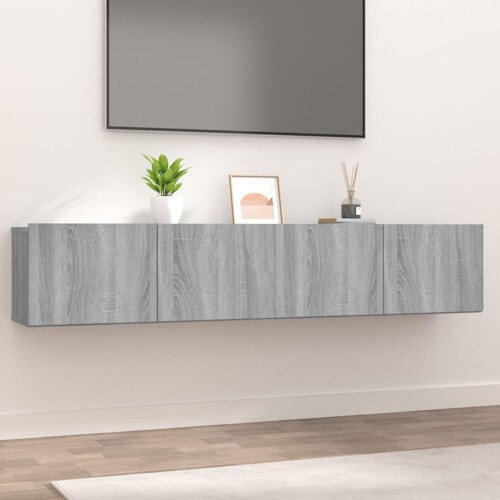 vidaXL TV ormarići 2 kom boja sivog hrasta sonome 80x30x30 cm drveni