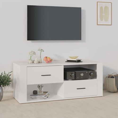 vidaXL TV ormarić bijeli 100 x 35 x 40 cm od konstruiranog drva