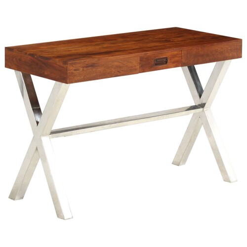 vidaXL Radni stol 110x50x76 cm od drva bagrema s premazom boje meda