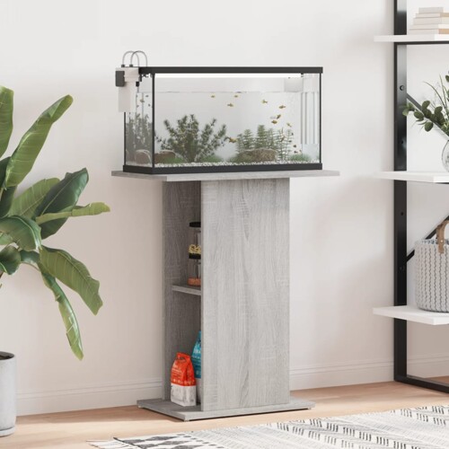 vidaXL Stalak za akvarij boja hrasta 60,5x36x72,5 cm konstruirano drvo
