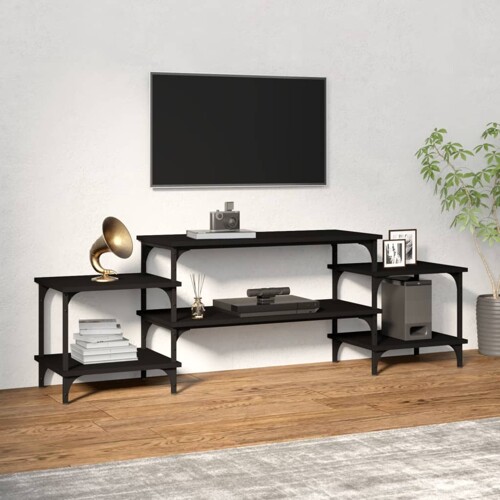 vidaXL TV ormarić crni 157 x 35 x 52 cm od konstruiranog drva
