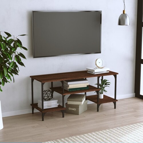 vidaXL TV ormarić boja smeđeg hrasta 102x35x45,5 cm konstruirano drvo