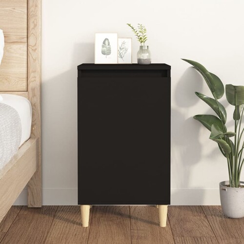 vidaXL Noćni ormarić crni 40 x 35 x 70 cm od konstruiranog drva
