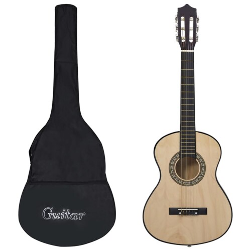 vidaXL Klasična gitara za početnike i djecu s torbom 1/2 34 \\"