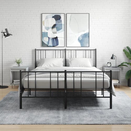 vidaXL Noćni ormarići 2 kom boja hrasta 40x35x50 cm konstruirano drvo