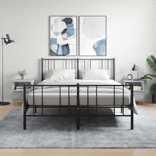 vidaXL Noćni ormarići 2 kom boja hrasta 40x35x50 cm konstruirano drvo