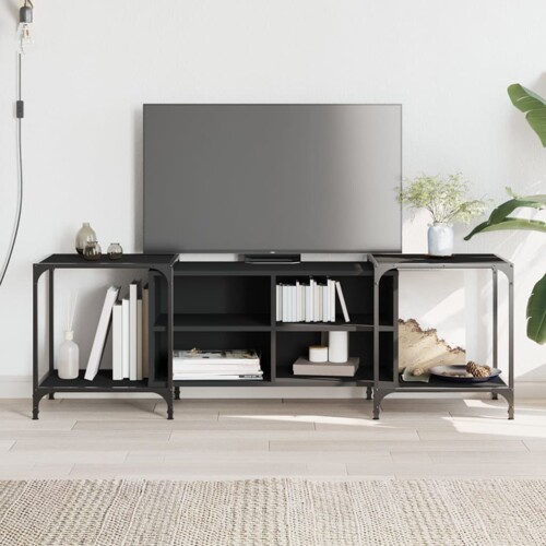 vidaXL TV ormarić crni 153 x 37 x 50 cm od konstruiranog drva