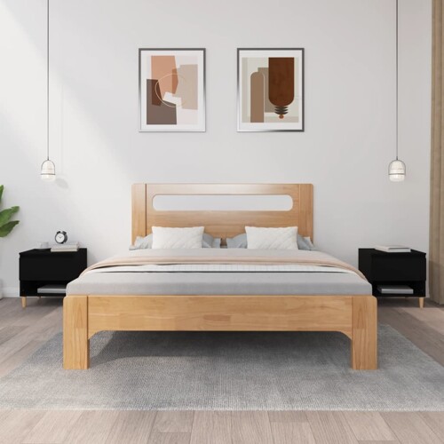 vidaXL Noćni ormarići 2 kom crni 50 x 46 x 50 cm od konstruiranog drva