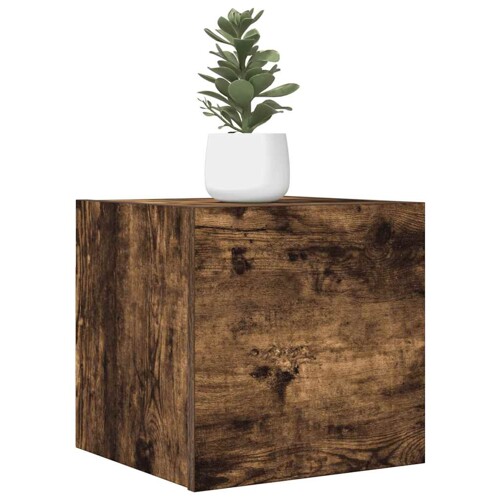 vidaXL Zidni TV ormarići 4 kom boja dimljenog hrasta 30,5 x 30 x 30 cm