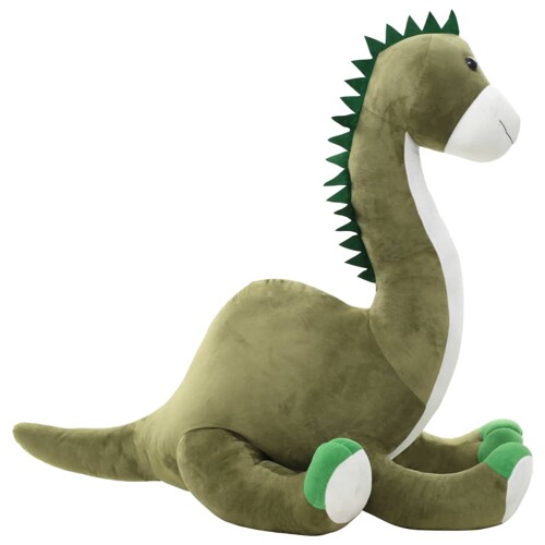 vidaXL Plišani dinosaur brontosaur zeleni
