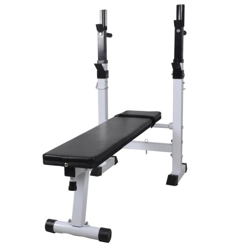 vidaXL Fitness klupa za vježbanje ravna za utege