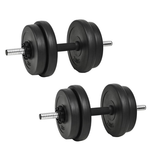 vidaXL 14-dijelni set jednoručnih utega 20 kg