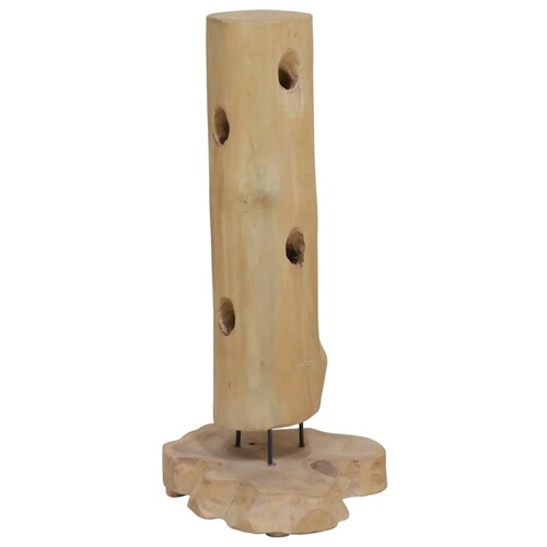 vidaXL Stalak za vino za 8 boca 40 x 30 x 80 cm od masivne tikovine