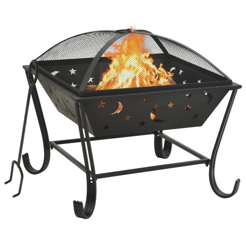 vidaXL Posuda za vatru sa žaračem 62 cm XXL čelična
