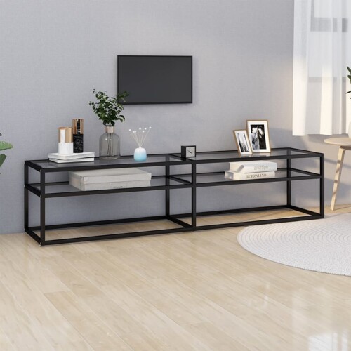 vidaXL TV ormarić prozirni 180 x 40 x 40,5 cm od kaljenog stakla