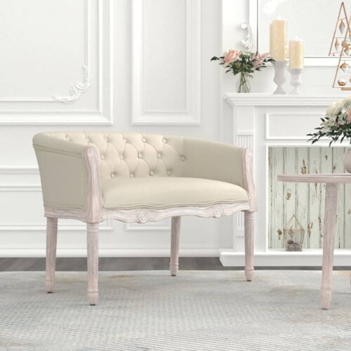 vidaXL Klupa 98 x 56 x 69 cm platnena