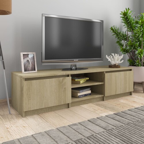 vidaXL TV ormarić boja hrasta sonome 140x40x35,5 cm konstruirano drvo