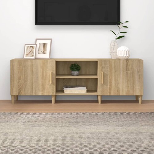 vidaXL TV ormarić boja hrasta sonome 150x30x50 cm konstruirano drvo