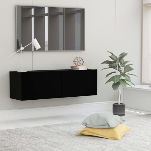 vidaXL TV ormarić crni 100 x 30 x 30 cm od konstruiranog drva