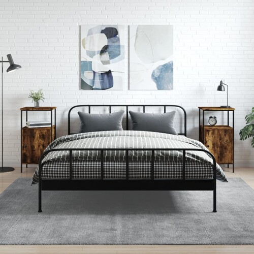 vidaXL Noćni ormarići 2 kom boja hrasta 41x31x80 cm konstruirano drvo