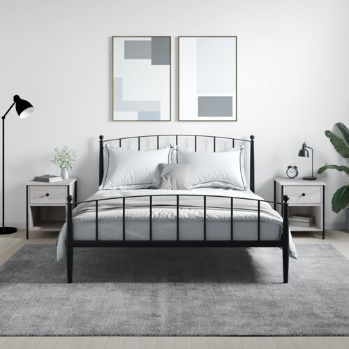 vidaXL Noćni ormarići 2 kom boja hrasta 40x42x50 cm konstruirano drvo