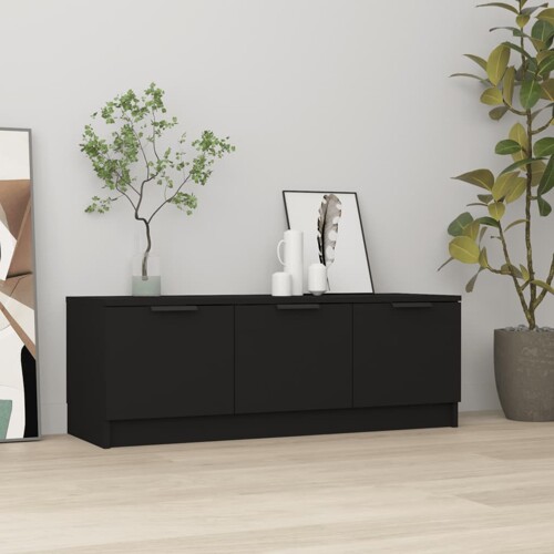 vidaXL TV ormarić crni 102 x 35 x 36,5 cm od konstruiranog drva