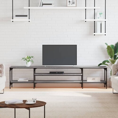 vidaXL TV ormarić boja hrasta sonome 201x35x45 cm od drva i željeza