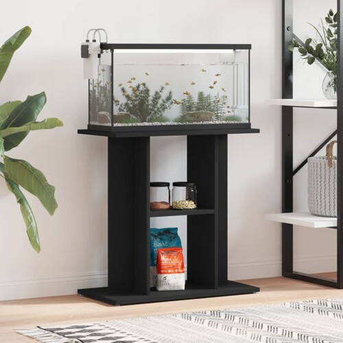 vidaXL Stalak za akvarij crni 60 x 30 x 60 cm od konstruiranog drva