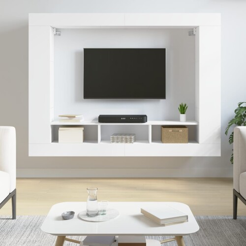 vidaXL TV ormarić bijeli 152 x 22 x 113 cm od konstruiranog drva