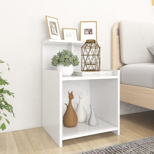 vidaXL Noćni ormarići 2 kom bijeli 40 x 35 x 60 cm konstruirano drvo