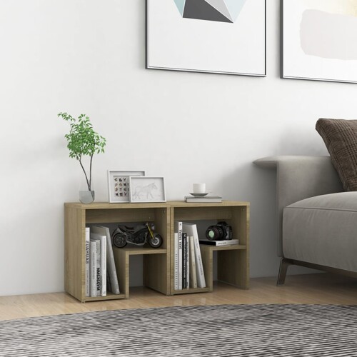 vidaXL Noćni ormarići 2 kom boja hrasta 40x30x40 cm konstruirano drvo